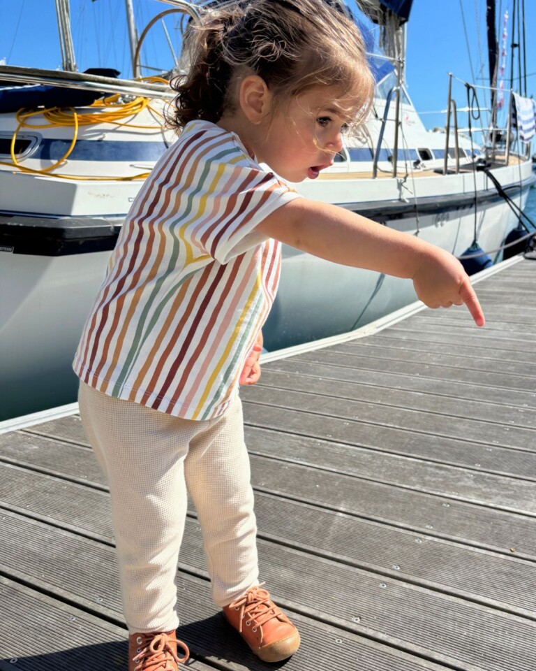 Petit Pote - Pantalon Nid d'abeille – 6-12 mois / Vert d'eau