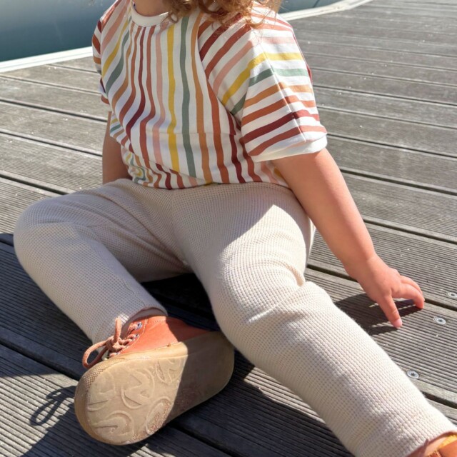 Petit Pote - Pantalon Nid d'abeille – 3-4 ans / Beige