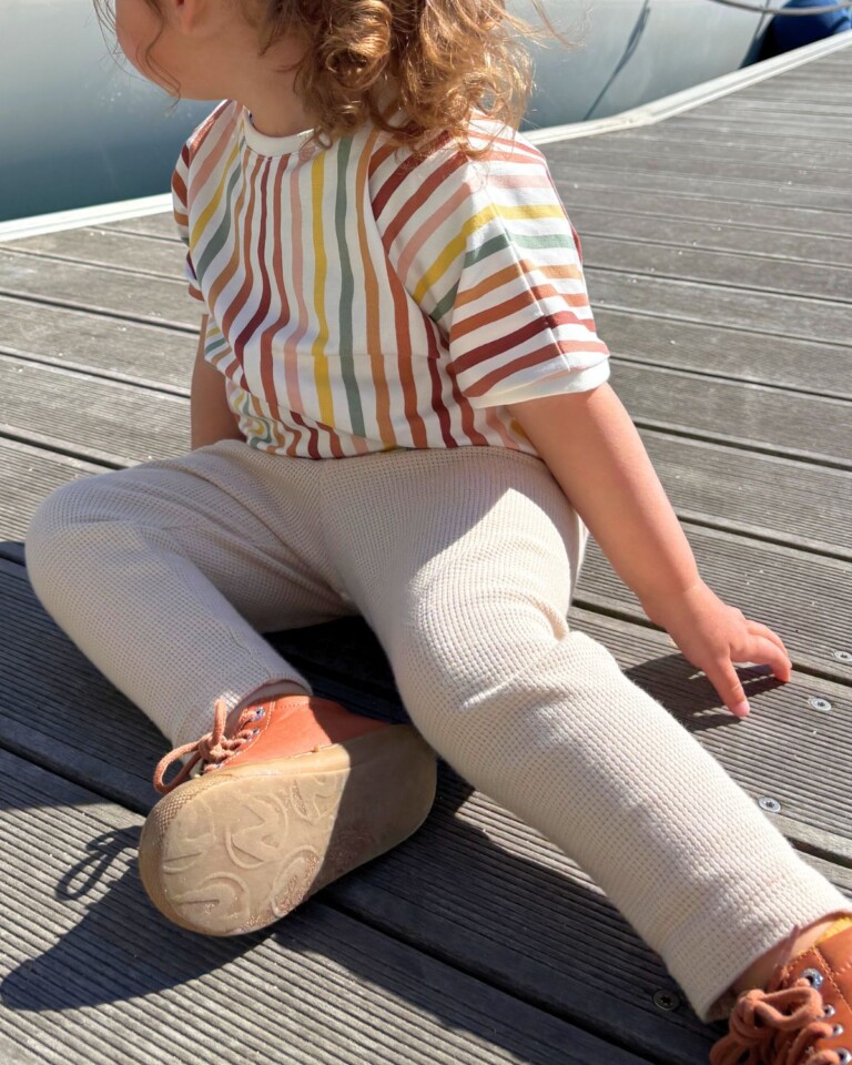 Petit Pote - Pantalon Nid d'abeille – 6-12 mois / Vert d'eau