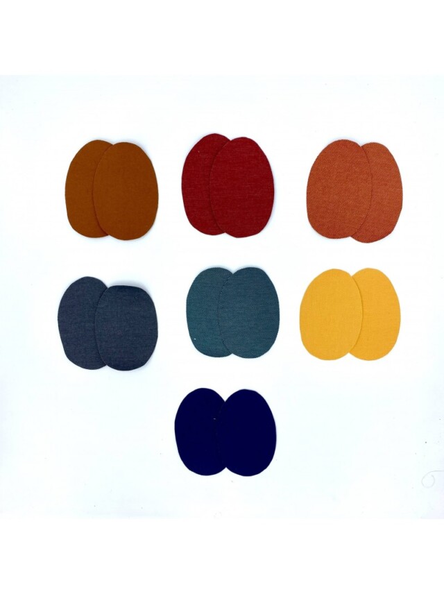 Patchs genoux pour sarouels et pantalons enfant par la marque Les Mômes des Dômes Les Mômes des Dômes - Patchs genoux pour sarouels et pantalons enfant