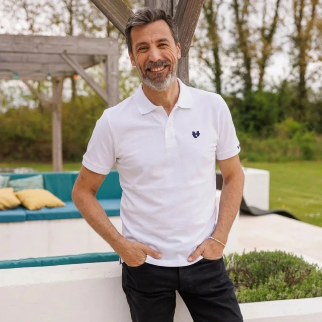 Polo blanc homme | PALÂBA par la marque PALÂBA PALÂBA - Polo blanc homme | PALÂBA