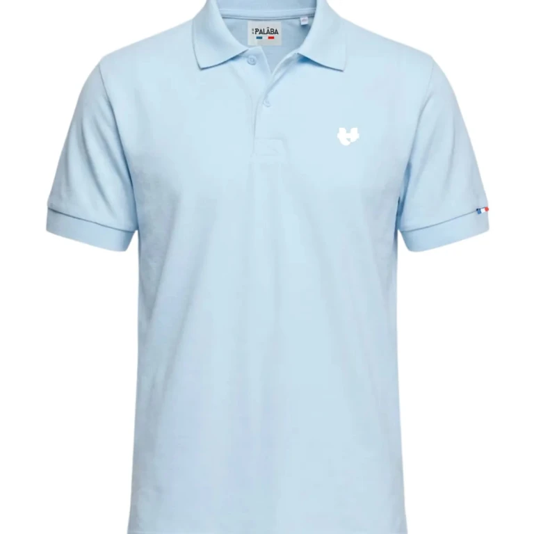 PALÂBA - Polo bleu ciel homme | PALÂBA – XL
