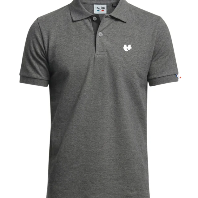 PALÂBA - Polo gris anthracite homme | PALÂBA – XL