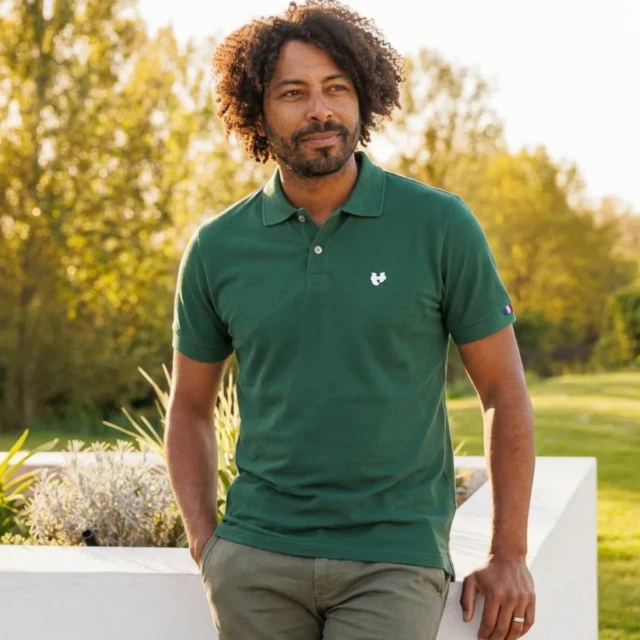 PALÂBA - Polo vert homme | PALÂBA