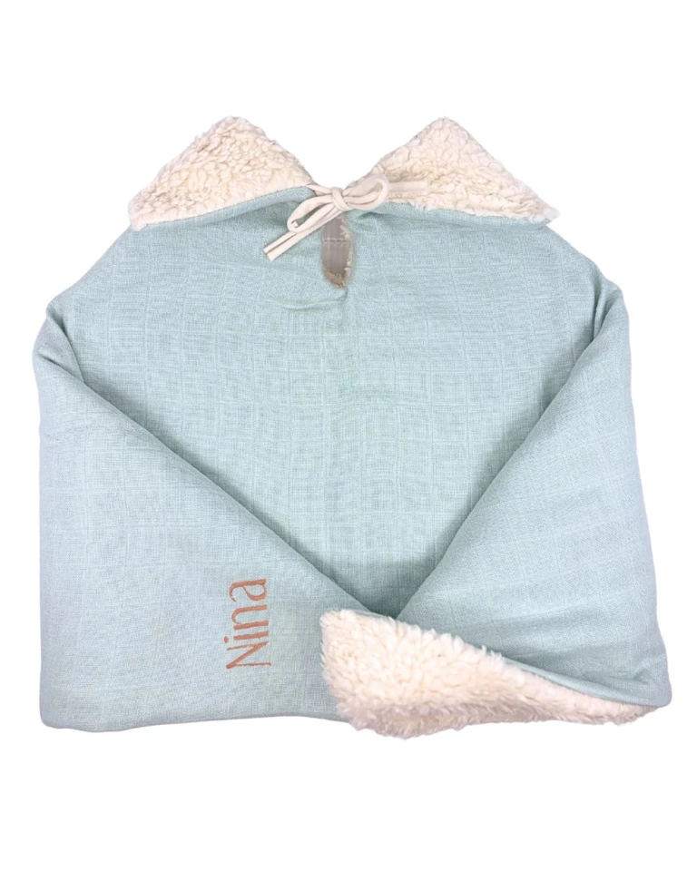 Petit Pote - Poncho bébé enfant personnalisé / Coton Bio