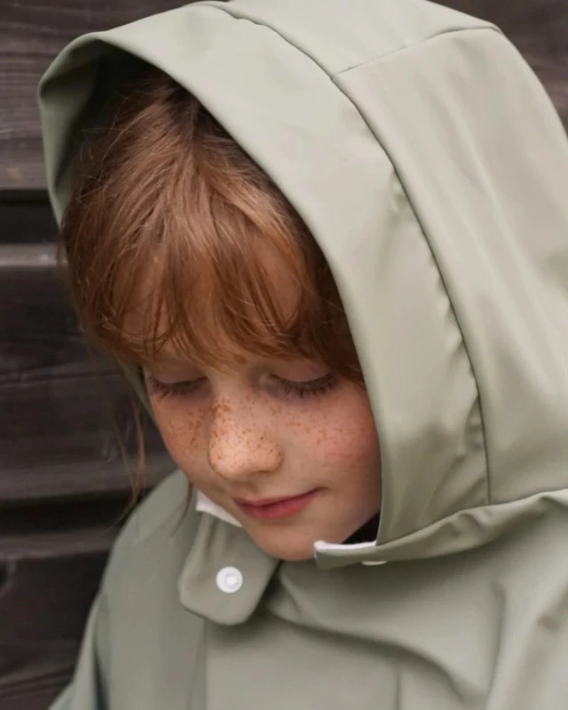 Petit Pote - Poncho de pluie – Taille unique / Vert kaki