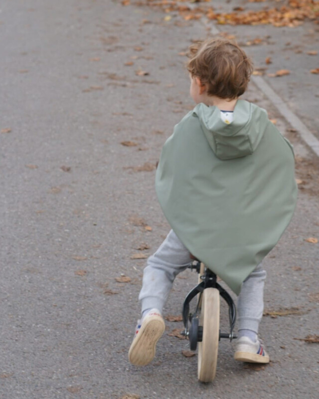 Petit Pote - Poncho de pluie – Taille unique / Vert kaki