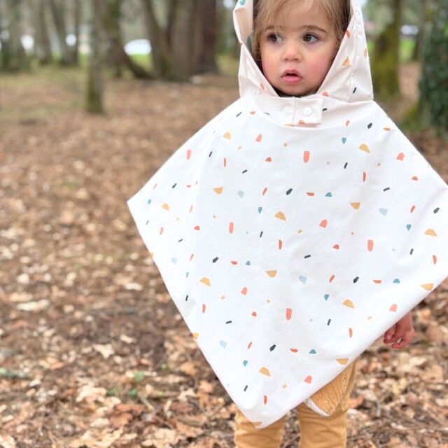 Petit Pote - Poncho de pluie – Taille unique / Vert kaki
