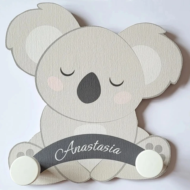Atelier Baby’Sphère - Portemanteau enfant personnalisé – Thème Koala