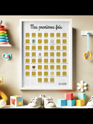 Les Mômes des Dômes - Poster à gratter – Mes premières fois