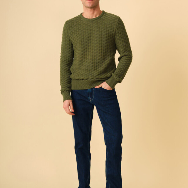 Montlimart - PULL DAMIER SAUGE