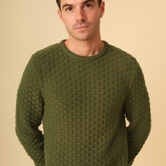 Montlimart - PULL DAMIER SAUGE