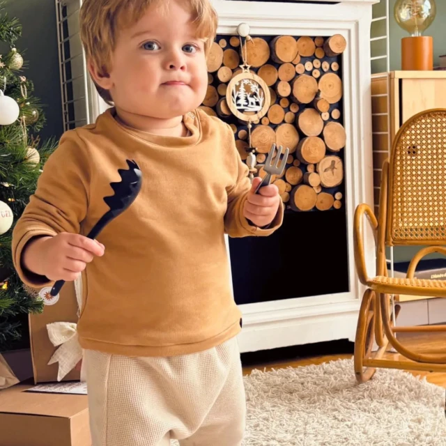 Petit Pote - Sweat coton uni – 4 ans / Jaune Moutarde