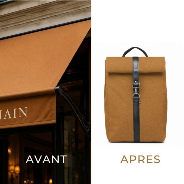 Saint-Lazare - Sac à dos Made in France - Moutarde