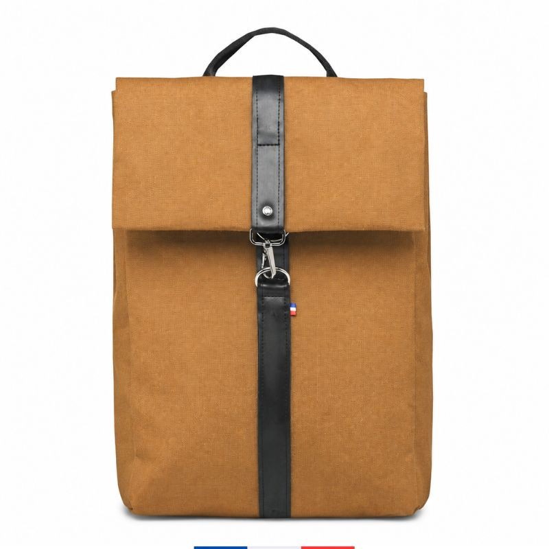 sac a dos design Saint-Lazare - Sac à dos Made in France - Moutarde