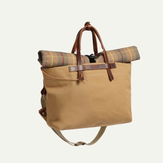 Bleu De Chauffe - Sac Business Woody - Carreaux Camel