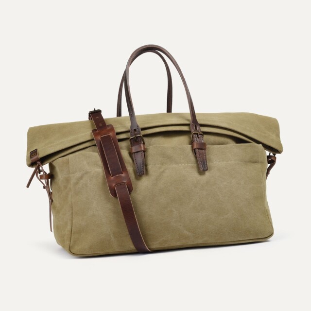Bleu De Chauffe - Sac de voyage Cabine - Kaki US stonewashed