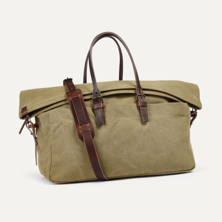Bleu De Chauffe - Sac de voyage Cabine - Kaki US stonewashed