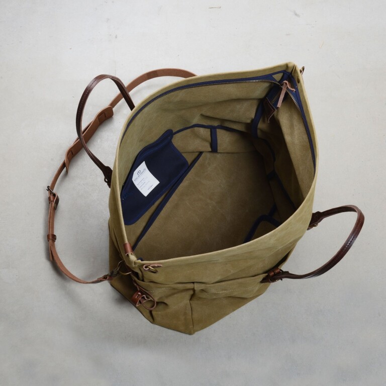 Bleu De Chauffe - Sac de voyage Cabine - Kaki US stonewashed