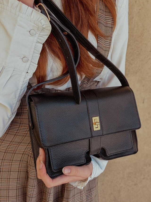Maison Rottier - Sac en Cuir Noir – Justine