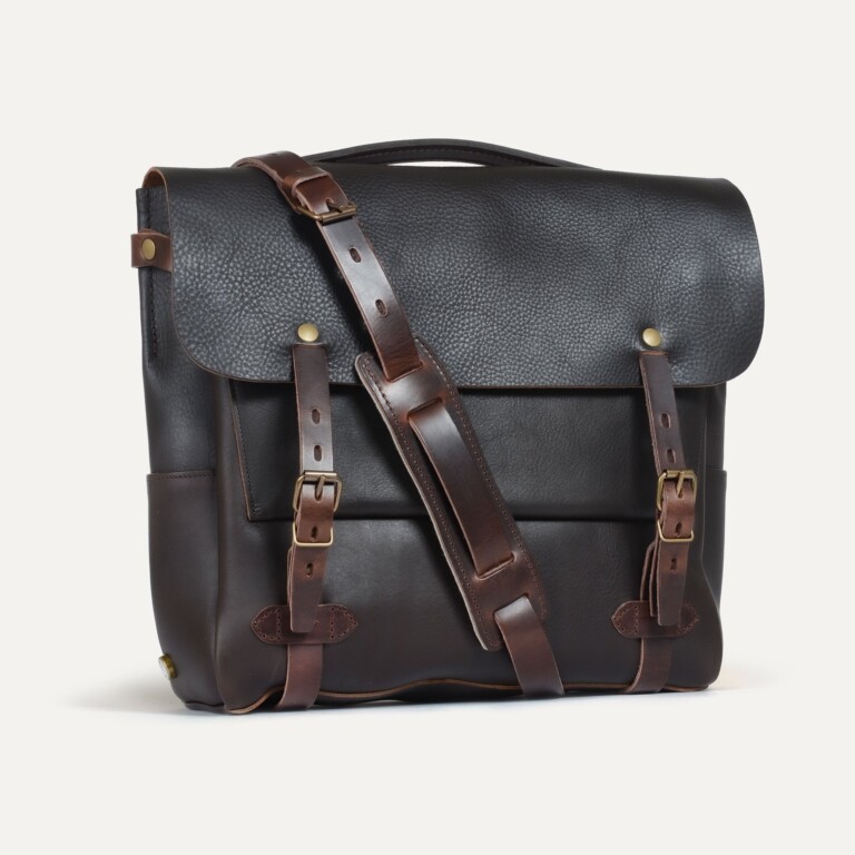 Bleu De Chauffe - Sac Postier Eclair L - Marron Brun