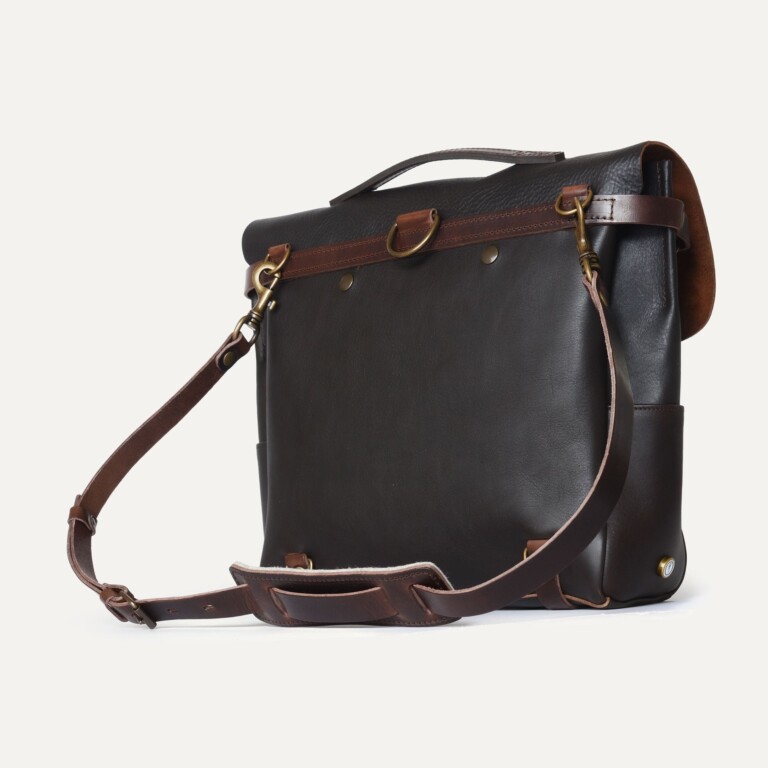 Bleu De Chauffe - Sac Postier Eclair L - Marron Brun