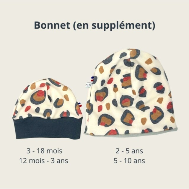 Les Mômes des Dômes - Sarouel évolutif molletonné Léopard