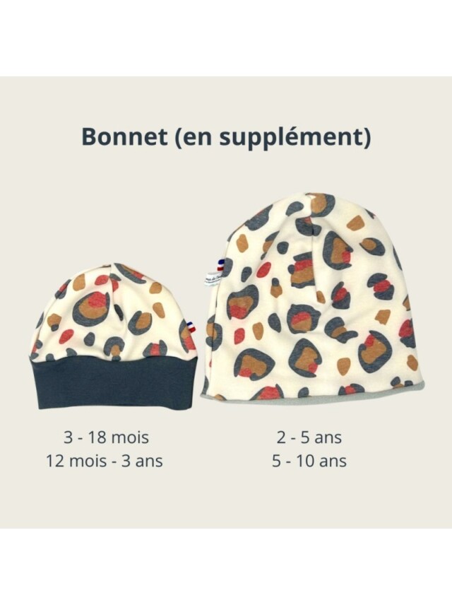 Les Mômes des Dômes - Sarouel évolutif molletonné Léopard