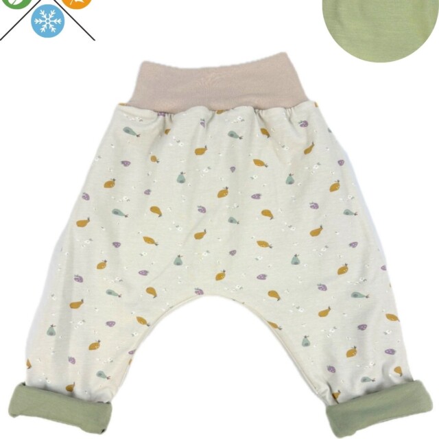 Petit Pote - Sarouel Fruits x Kaki – 2-3 ans / Fruit