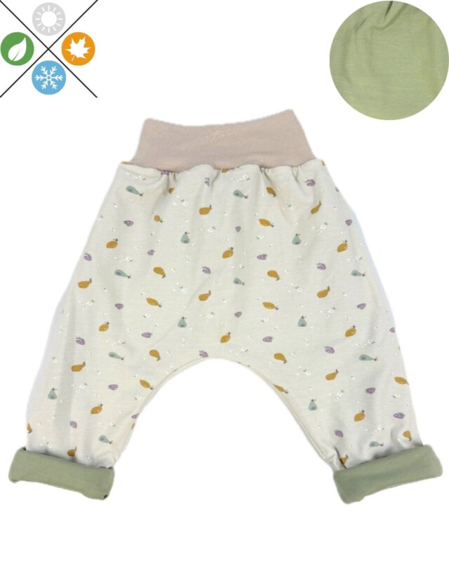 Petit Pote - Sarouel Fruits x Kaki – 2-3 ans / Fruit