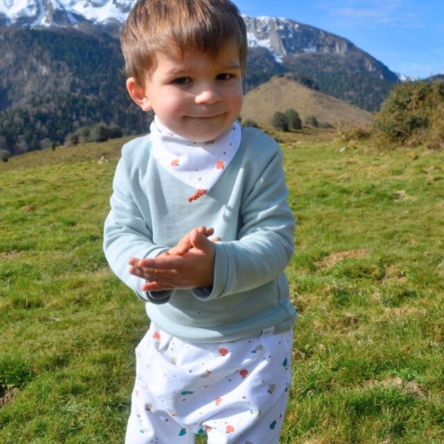 Petit Pote - Sarouel Minipom x Salicorne – 3-4 ans / MiniPom