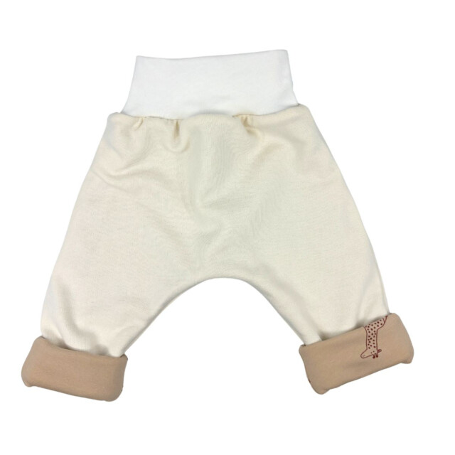 Petit Pote - Sarouel hiver Gigi x Ecru – 2-3 ans / Girafe