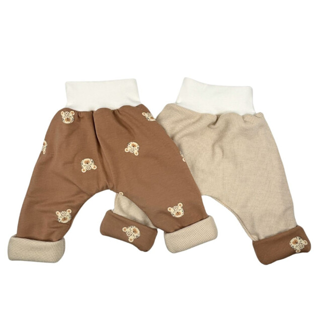 Petit Pote - Sarouel Léo x Beige – 3-4 ans / Léo