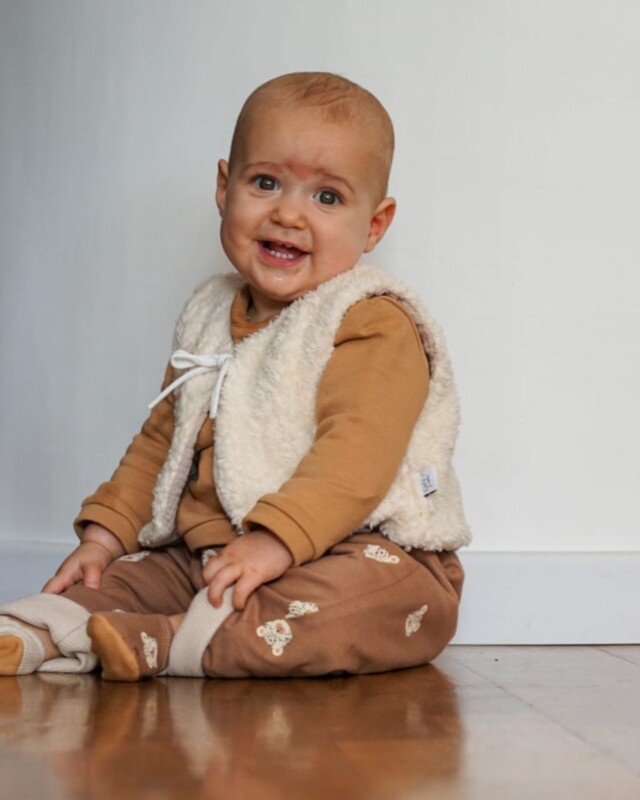 Petit Pote - Sarouel Léo x Beige – 3-4 ans / Léo