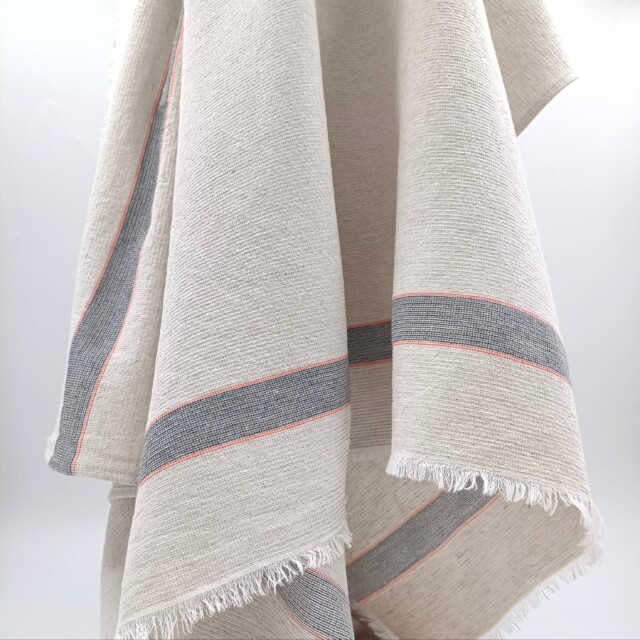 Aux Bains Français - Serviette de Bain Coton-lin – Vert