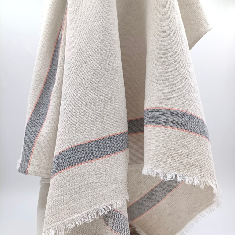 Aux Bains Français - Serviette de Bain Coton-lin – Vert
