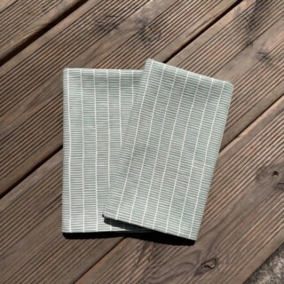 Serviettes Bambou Vert – Lot de 2 par la marque Fleur de Soleil Fleur de Soleil - Serviettes Bambou Vert – Lot de 2