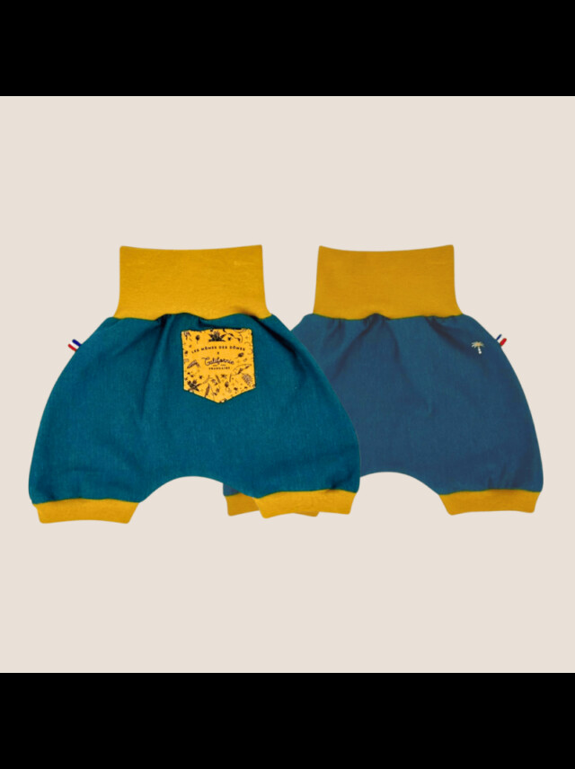 Short évolutif X Californie Française par la marque Les Mômes des Dômes Les Mômes des Dômes - Short évolutif X Californie Française