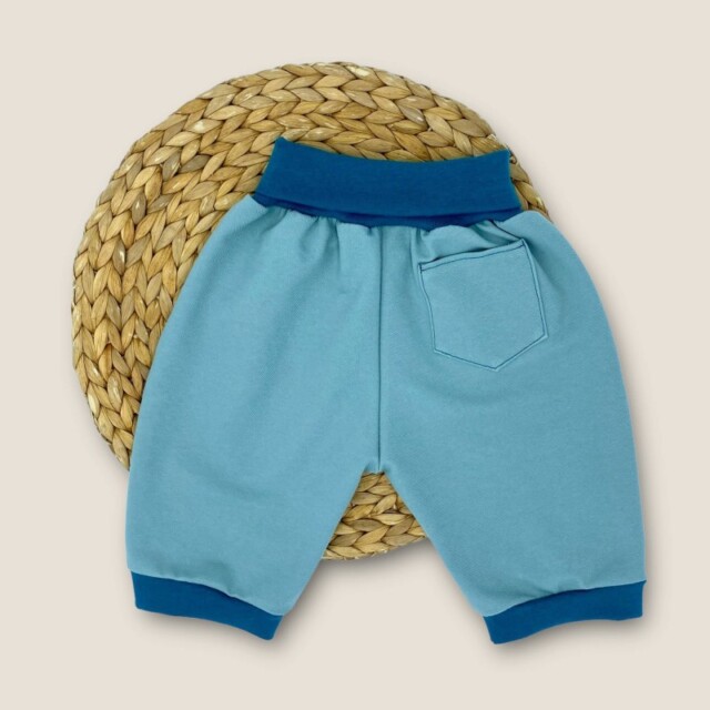 Les Mômes des Dômes - Short ou bermuda évolutif enfant Denim