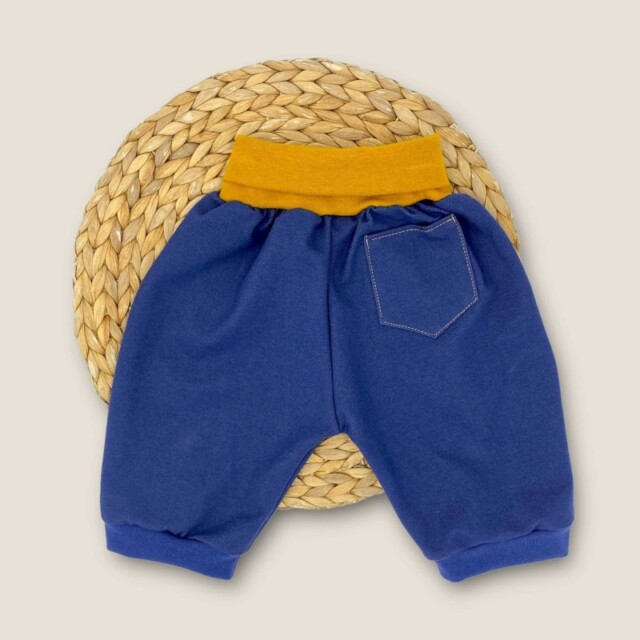 Les Mômes des Dômes - Short ou bermuda évolutif enfant Denim foncé