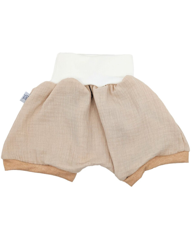Petit Pote - Bloomer Gaze de coton – 18-24 mois / Beige