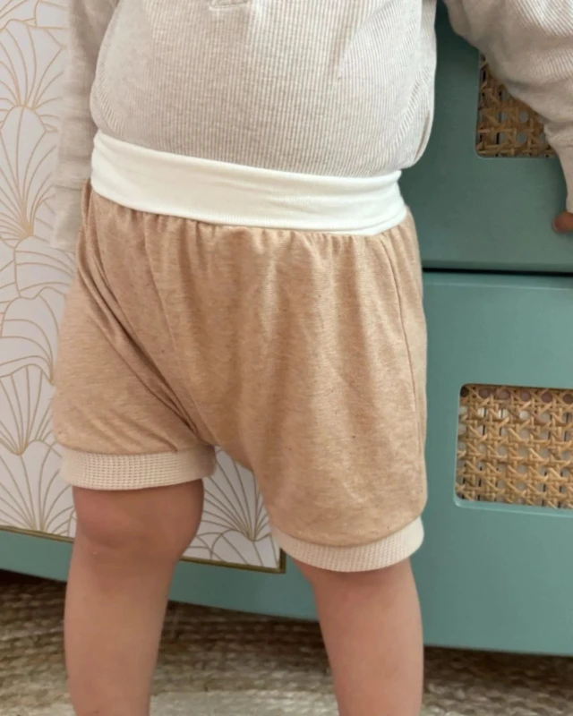 Petit Pote - Bloomer Jersey de coton biologique – 12-18 mois / Beige