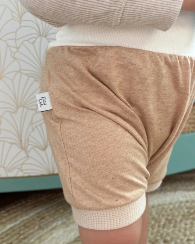 Petit Pote - Bloomer Jersey de coton biologique – 12-18 mois / Beige