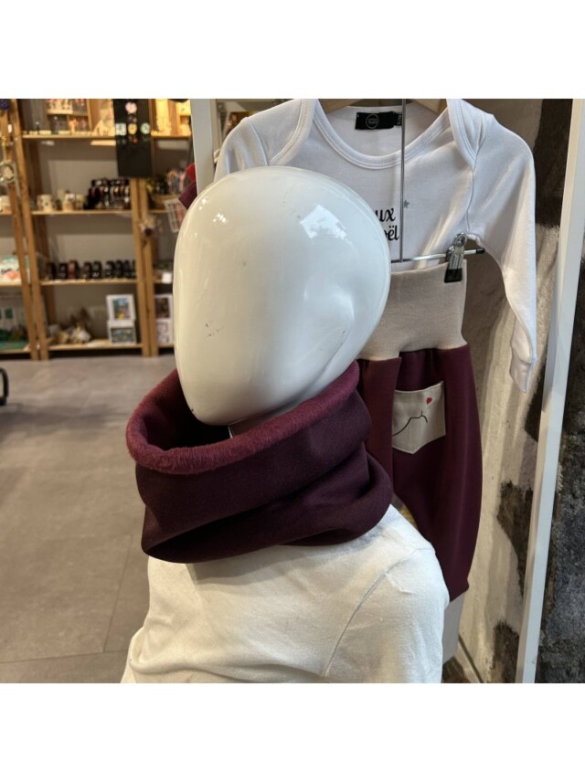 Snood et Beanie Berry par la marque Les Mômes des Dômes Les Mômes des Dômes - Snood et Beanie Berry