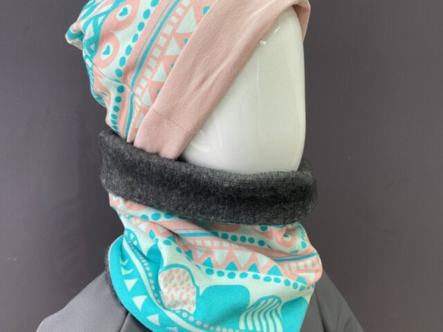 snood et beanie rainbow Les Mômes des Dômes - Beanie Rainbow