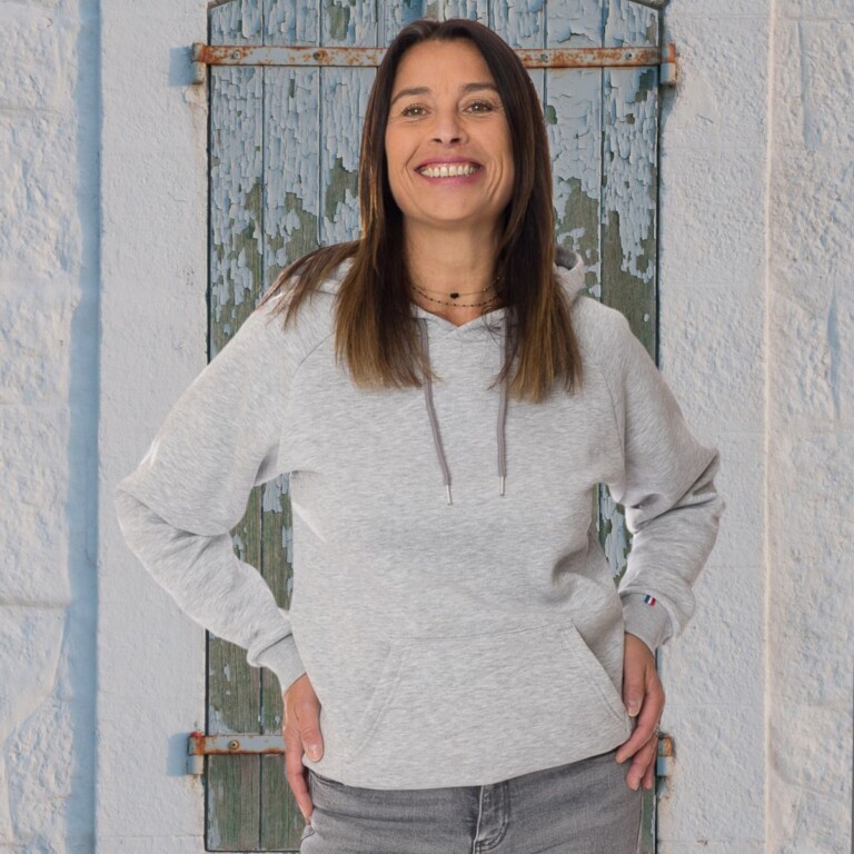 PALÂBA - Sweat à capuche femme - Gris – XL