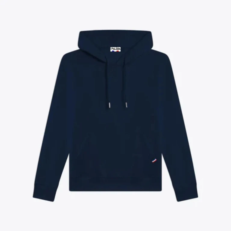 PALÂBA - Sweat marine capuche coton bio – XXL