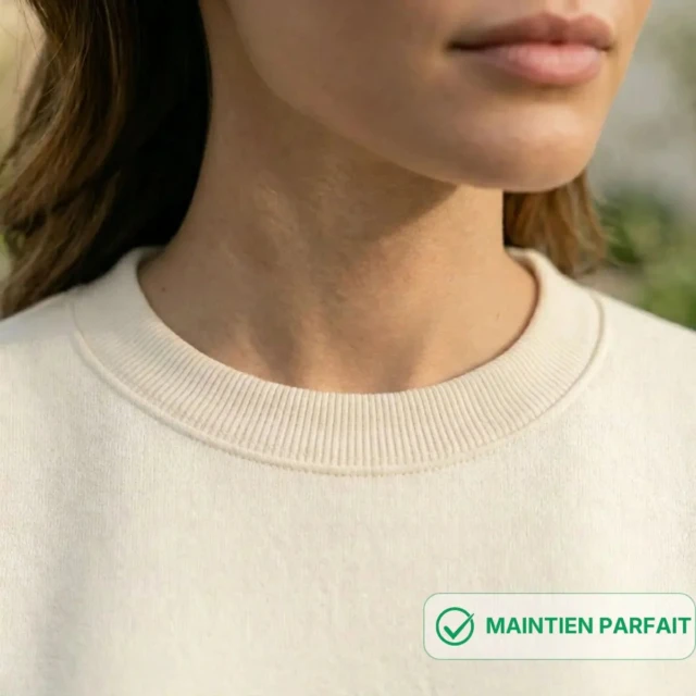 PALÂBA - Sweat écru femme imprimé NOIR – XL