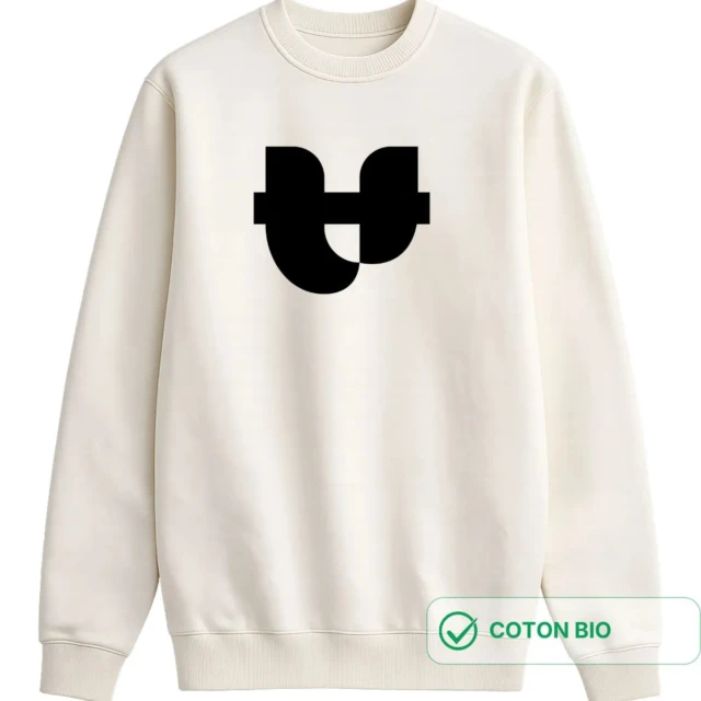 PALÂBA - Sweat écru femme imprimé NOIR – XL