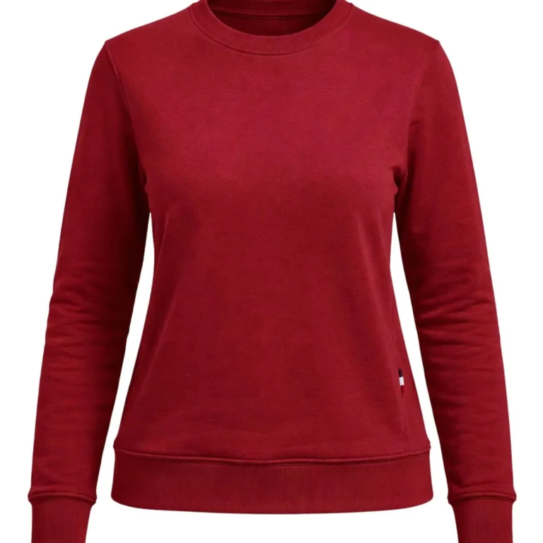 PALÂBA - Sweat femme bordeaux coton bio | Col rond – XL